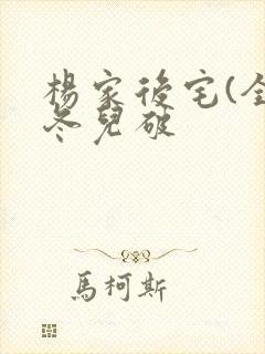 杨家后宅(全)冬儿破