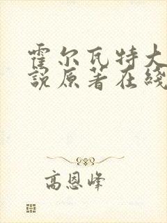 霍尔瓦特大街小说原著在线阅读