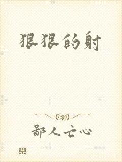 狠狠的射