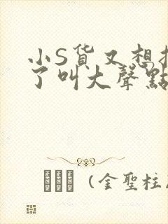 小S货又想挨C了叫大声点小