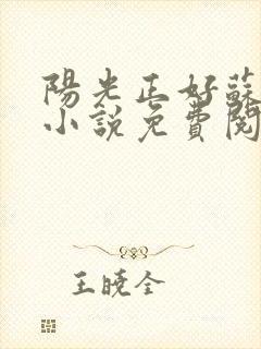 阳光正好苏玥玥小说免费阅读