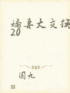 娇妻大交换1一20