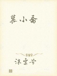 慕小乔封面