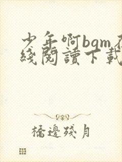 少年啊bgm在线阅读下载免费