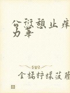 公愆憩止痒古悦力华