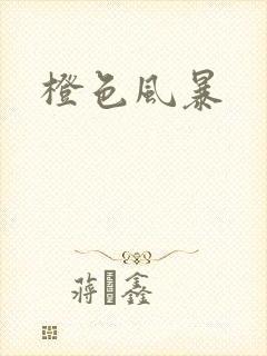 橙色风暴封面
