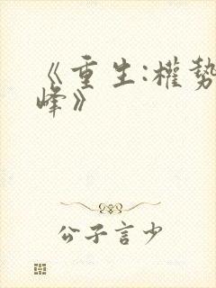 《重生:权势巅峰》