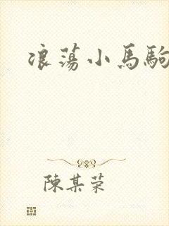 浪荡小马驹