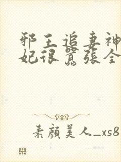 邪王追妻神医狂妃很嚣张全文免费