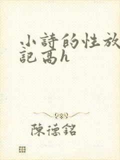 小诗的性放荡日记高h封面