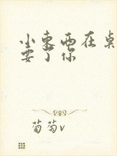 小东西在桌子上要了你封面