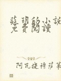 苏玥的小说全文免费阅读