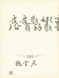 夜夜欢好(高h)公翁的欢爱封面