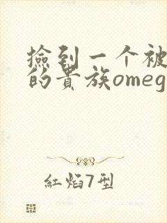 捡到一个被抹布的贵族omega