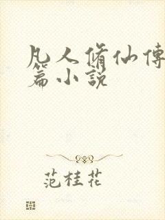 凡人修仙传人界篇小说