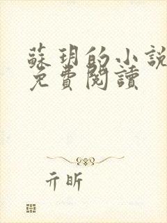 苏玥的小说全文免费阅读封面