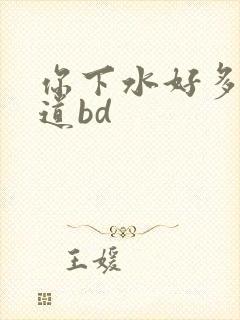 你下水好多下水道bd封面