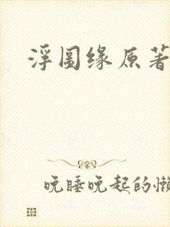 浮图缘原著小说