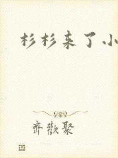 杉杉来了小说封面