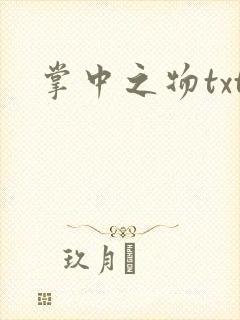 掌中之物txt