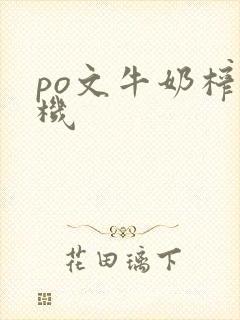 po文牛奶榨汁机