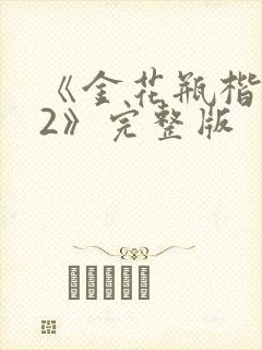 《金花瓶楷梅花2》完整版