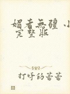 媚者无疆 小说 完整版