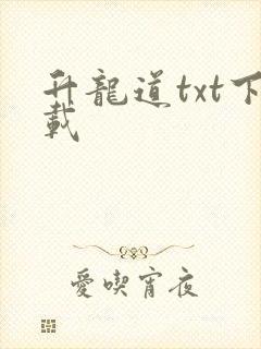 升龙道txt下载