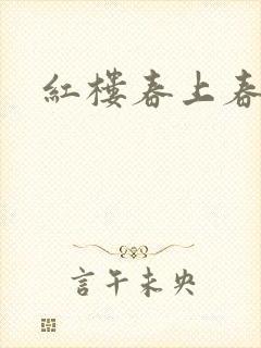 红楼春上春封面