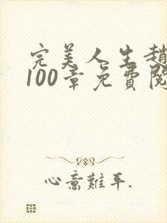 完美人生赵雅玉100章免费阅读