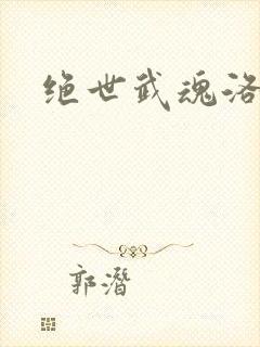 绝世武魂洛城东封面