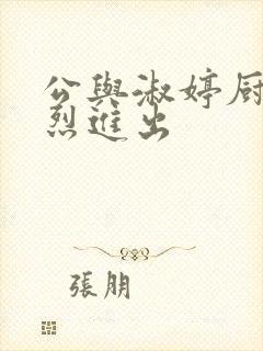 公与淑婷厨房猛烈进出