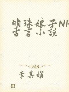 明珠娘子NPC古言小说
