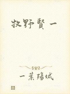 牧野贤一封面