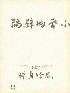 隔壁肉香小说