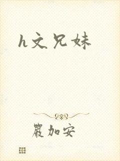 h文兄妹封面