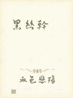 黑丝干