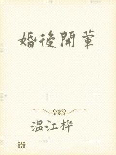 婚后开荤封面