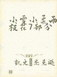 小雪小柔两个大校花7部分