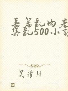 长篇乱肉老师合集乱500小说