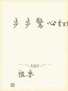 步步惊心txt封面