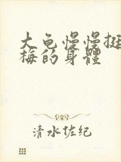 大龟慢慢挺进张梅的身体封面