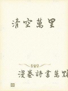 清空万里