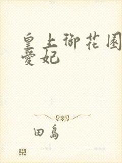 皇上御花园中要爱妃封面