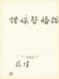 错嫁替婚总裁