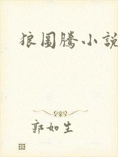 狼图腾小说