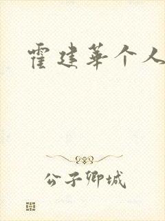 霍建华个人简历