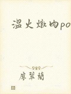 温火炖肉pop封面