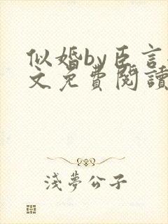 似婚by臣言全文免费阅读笔趣阁封面