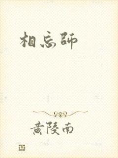 相忘师封面